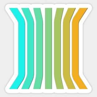 Abstract background with lines Sticker